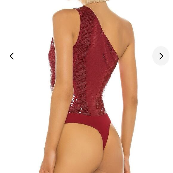 Lovers + Friends Moulin Bodysuit In Red Size XXS - Picture 3 of 15